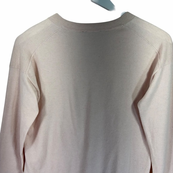 DENVER HAYES Light peach nude V-Neck Women's Sweater size small - Picture 11 of 14